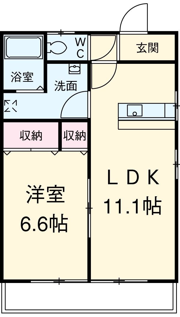 Dia Court 茂寿の間取り