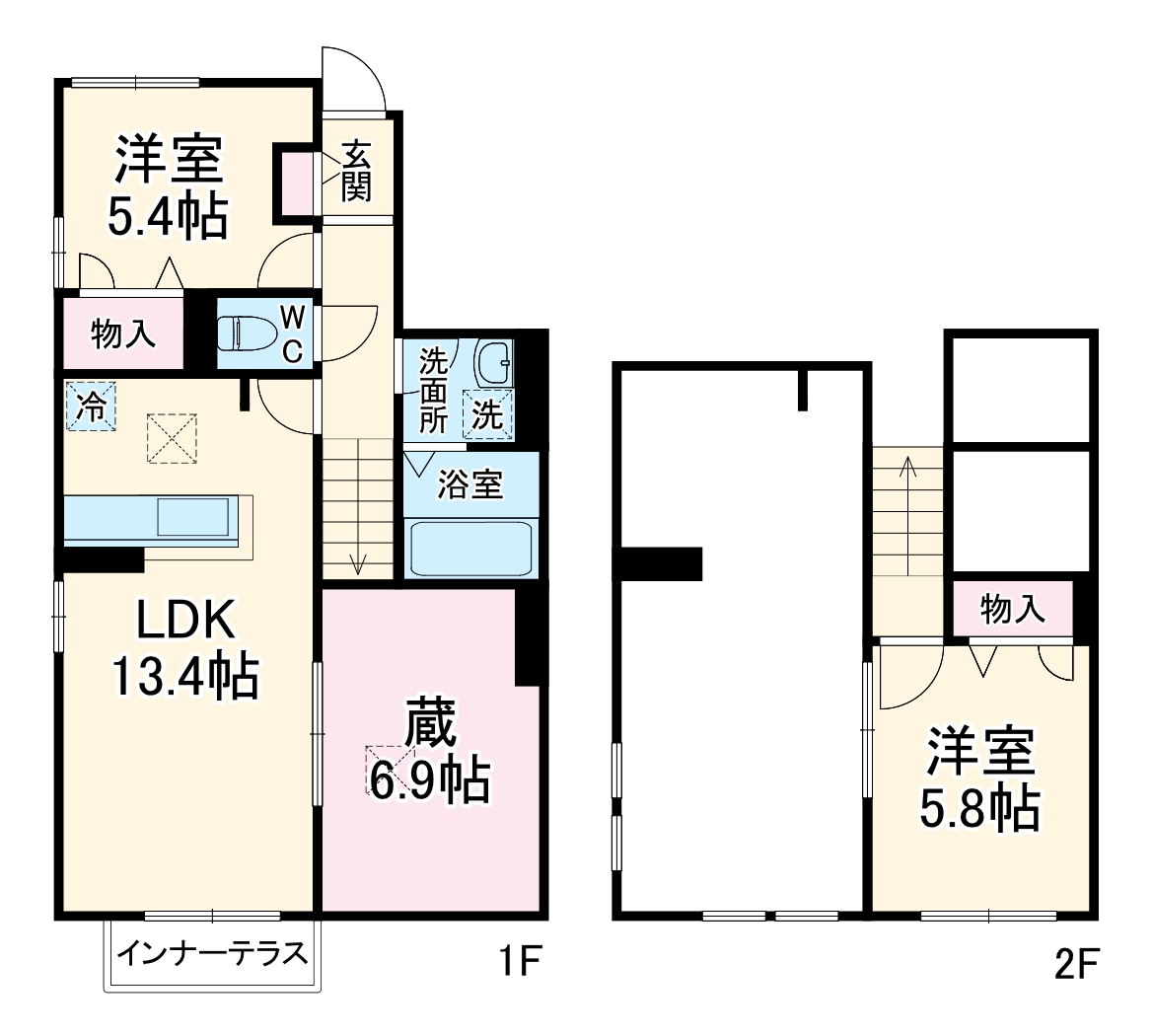 アイビスコートⅡの間取り
