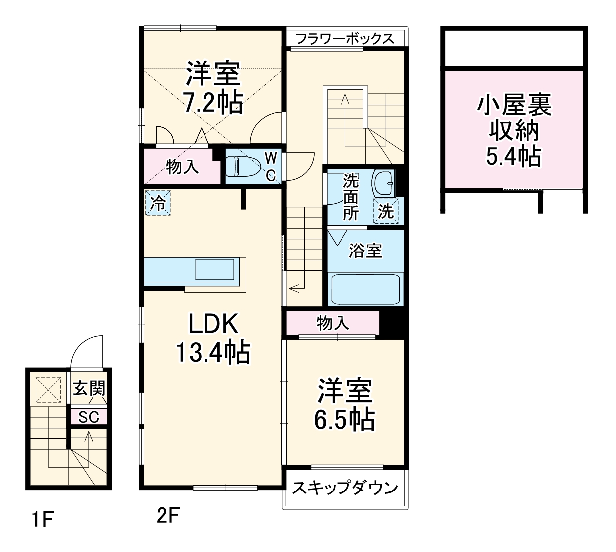 アイビスコートⅡの間取り