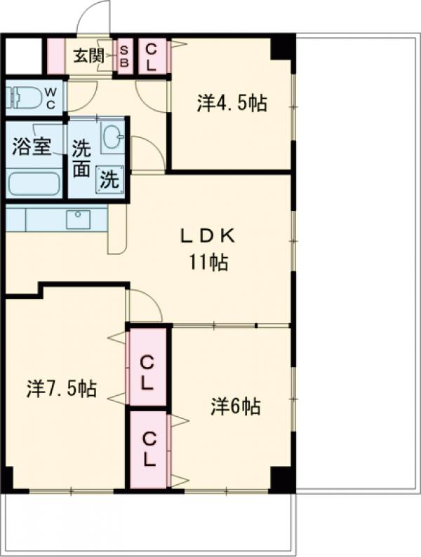 アネックス高島平の間取り