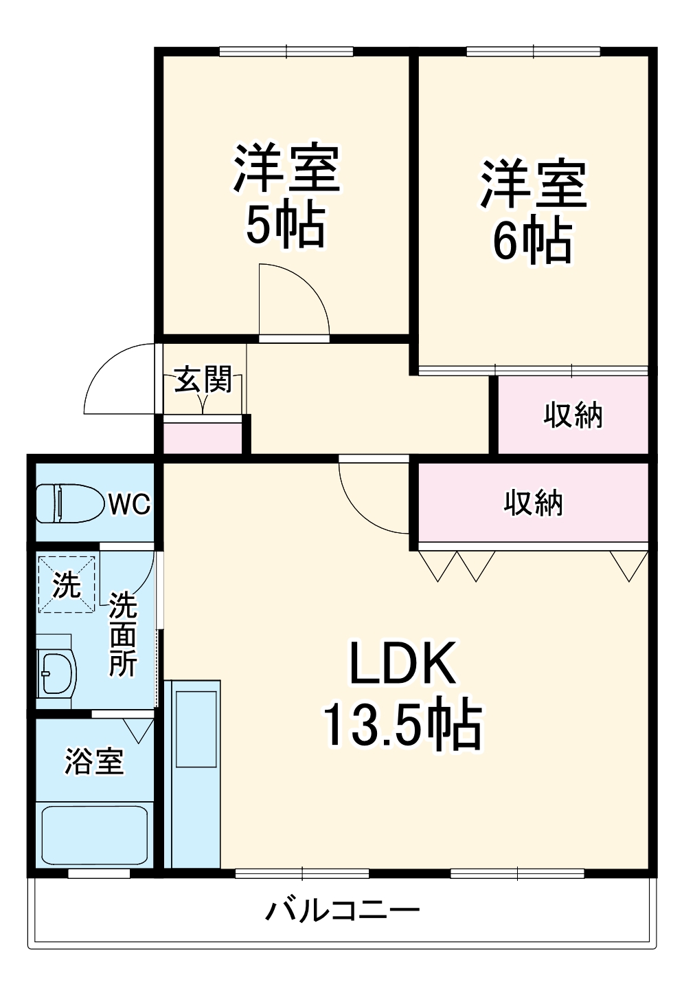 原マンションの間取り