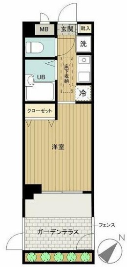 フェニックス早稲田第2の間取り