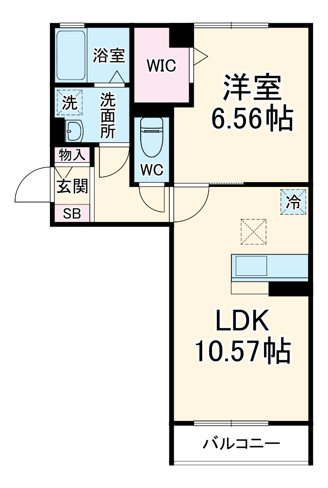 オランジュの間取り