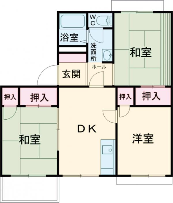タウニィ高松の間取り