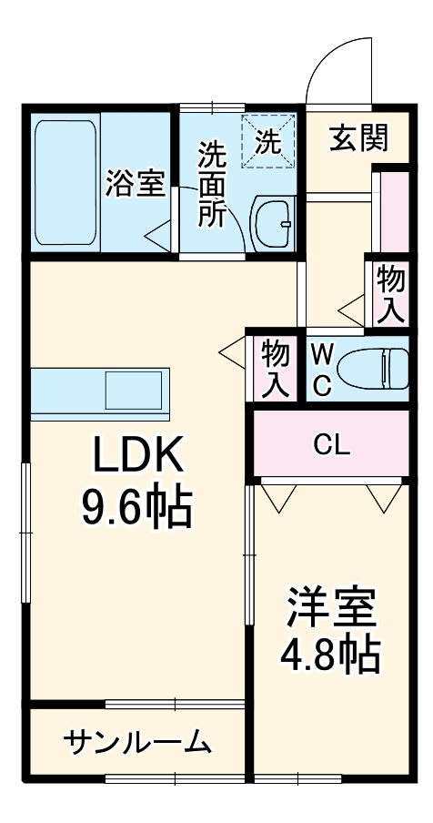 エルガーデン幸の間取り
