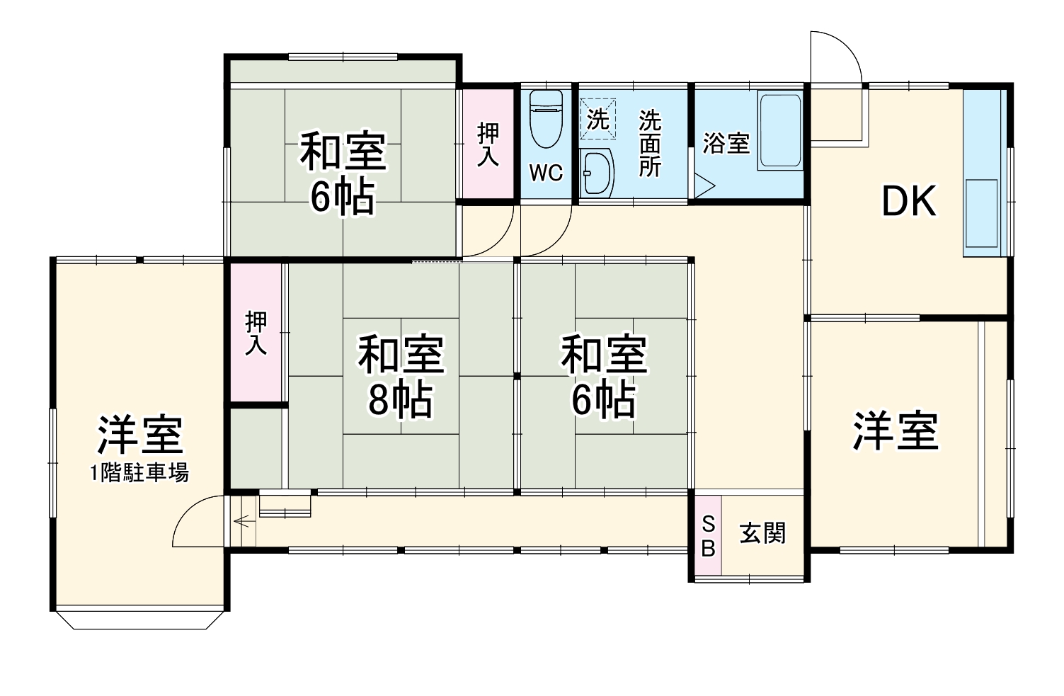 寸沢嵐戸建の間取り