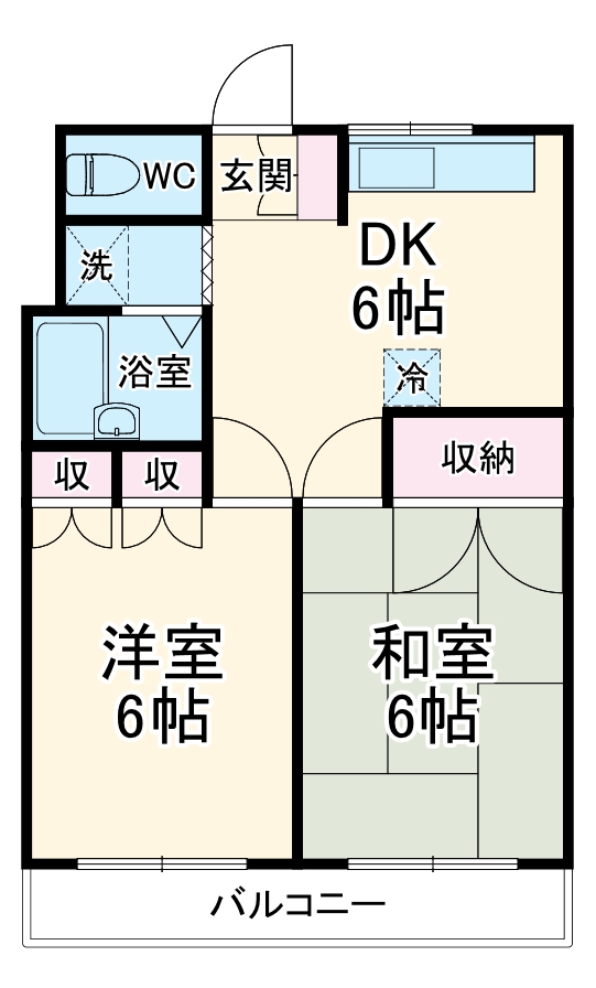パークハイム12の間取り