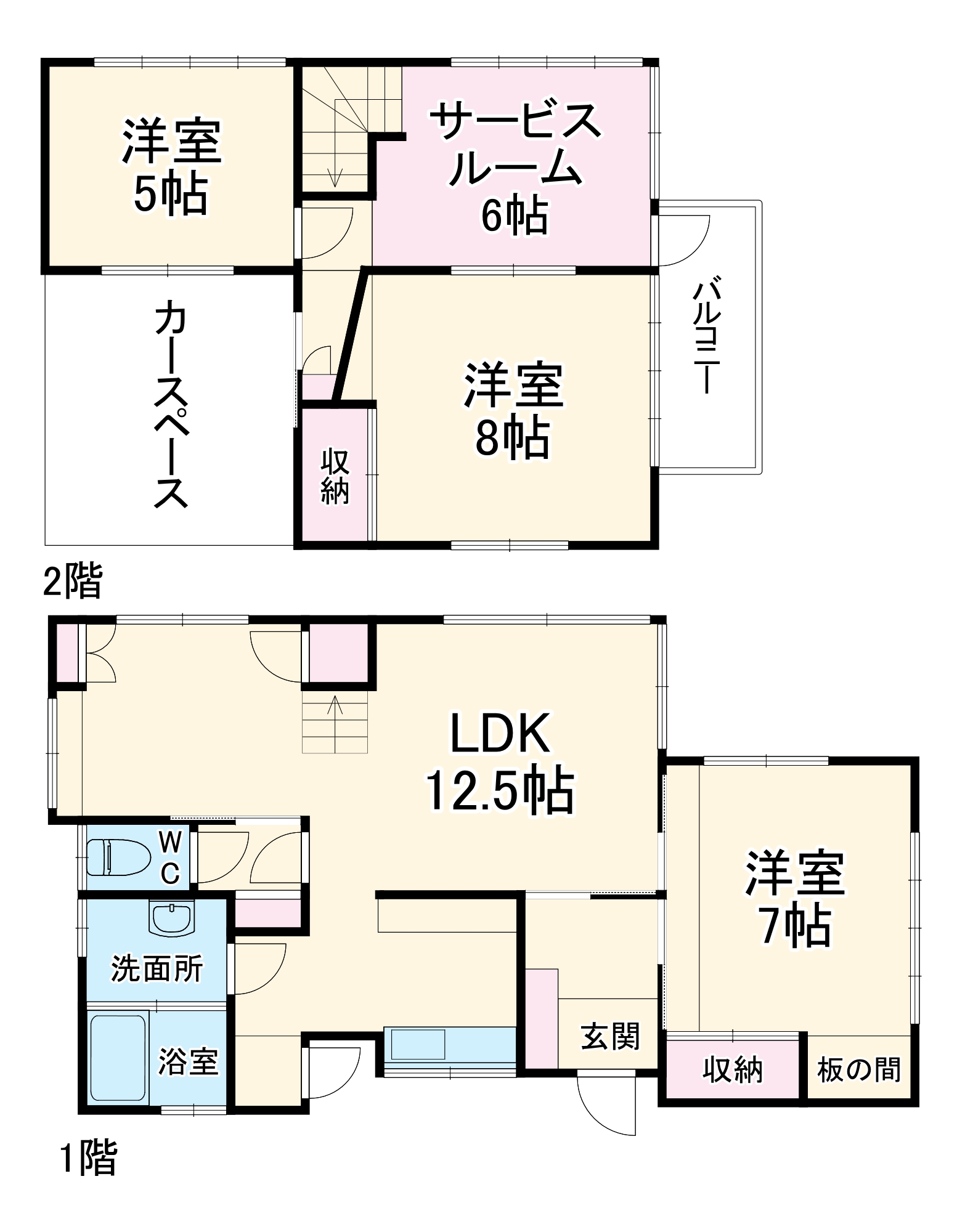 クラインガルデン市川大野の間取り