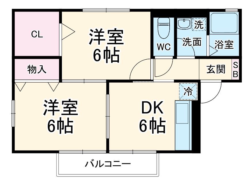 プルミエール・イワタの間取り