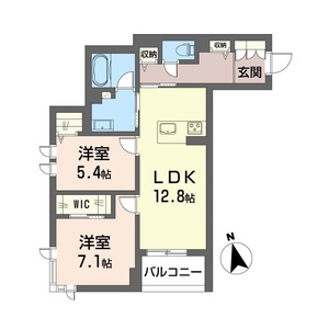 シャーメゾンヴィーブル八王子の間取り