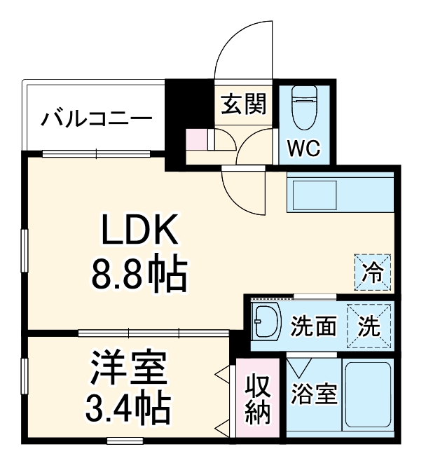Cherim中村公園Onyxの間取り