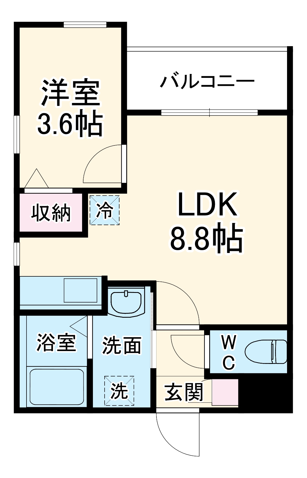 Cherim中村公園Onyxの間取り