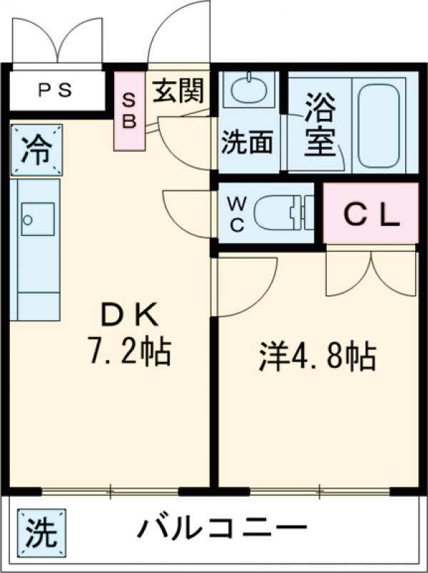 パレ・ド・ヴェール武蔵野の間取り