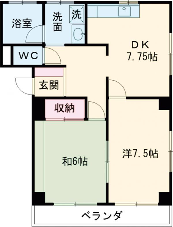 オレンジシャトーの間取り