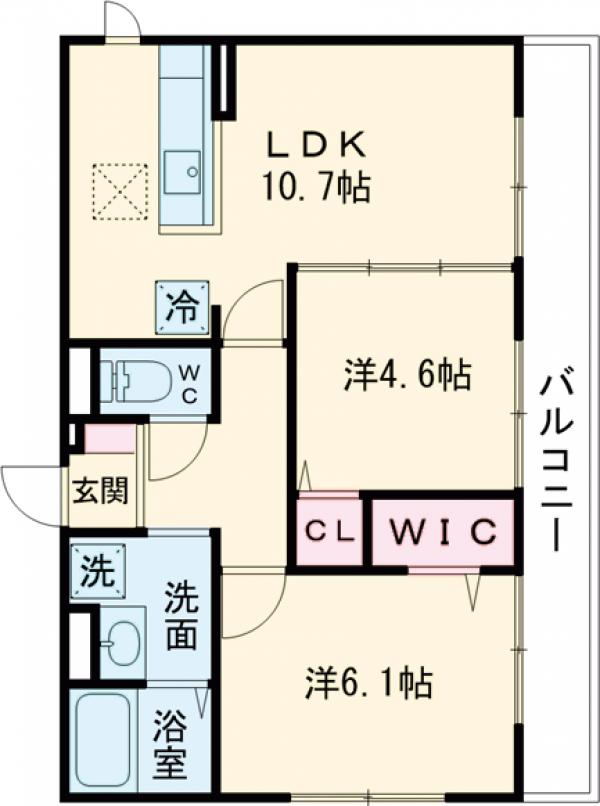 リバティスクエア楓の間取り