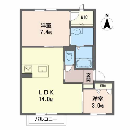 Green Fieldの間取り