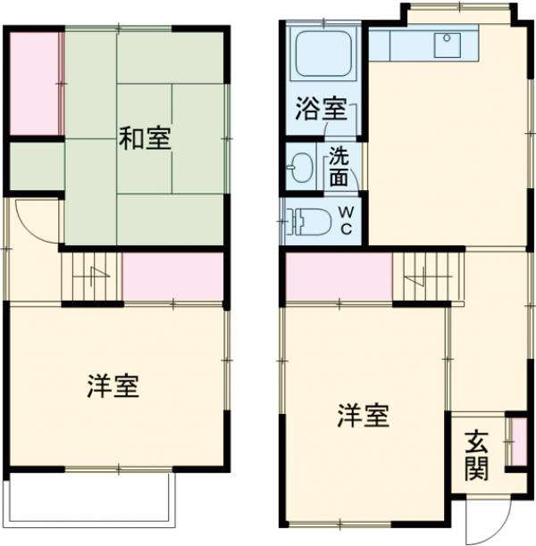 赤塚5丁目貸家の間取り