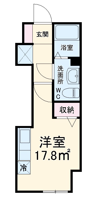 フローラ湘南茅ヶ崎の間取り