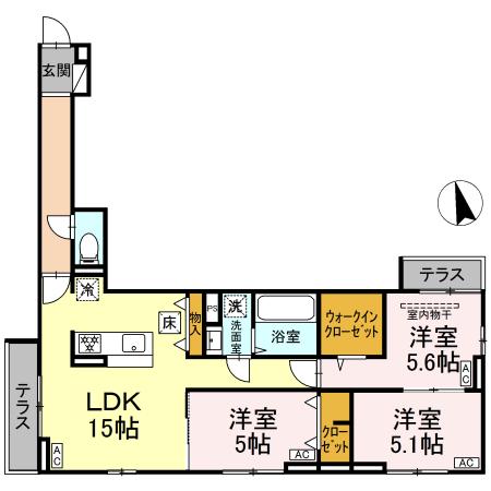セレスティア下石神井の間取り