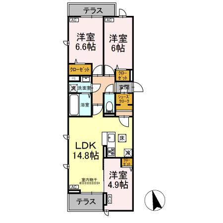 セレスティア下石神井の間取り