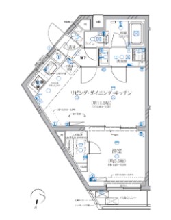 Alivis新江古田の間取り
