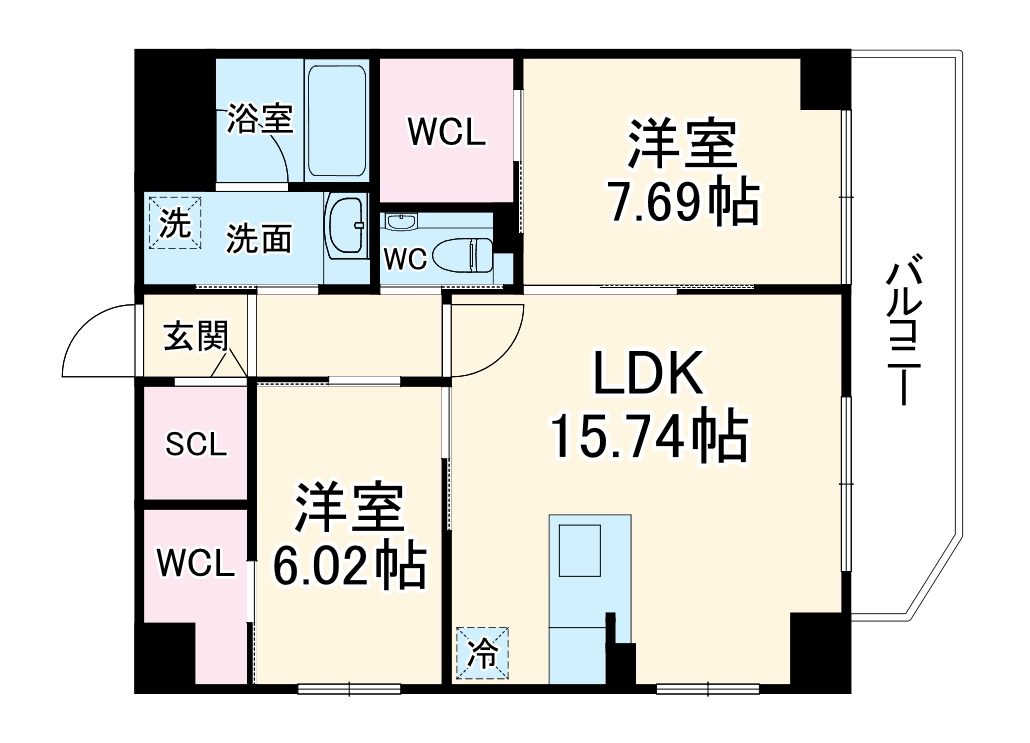 GRAN DUKE黒川の間取り