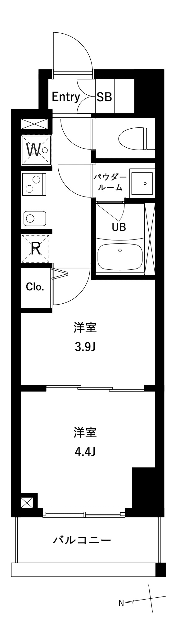 アーバンパーク綾瀬WESTの間取り