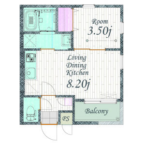 Cherim 本陣十王町 Southの間取り