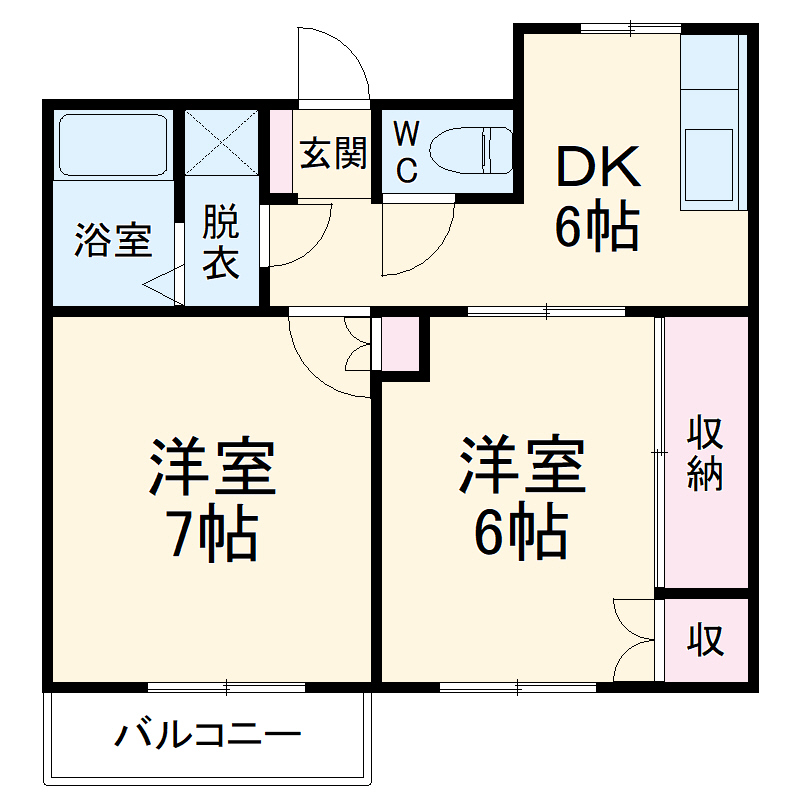 メゾン藤ビルの間取り