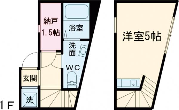 Silver Bird・201号室の間取り
