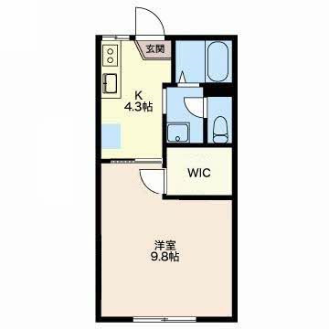 VILLA中島 Bの間取り