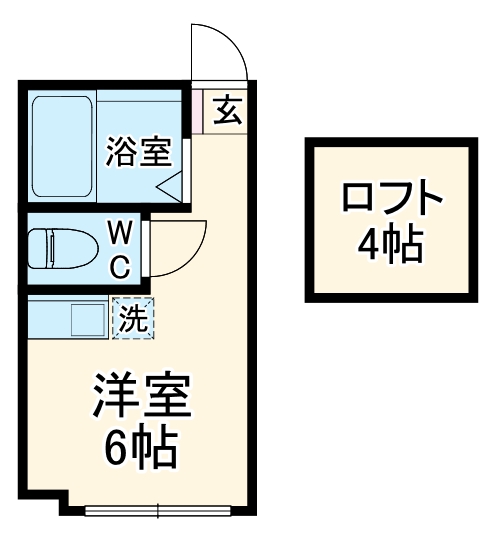 ユナイト天神ジェイムズクラークの間取り