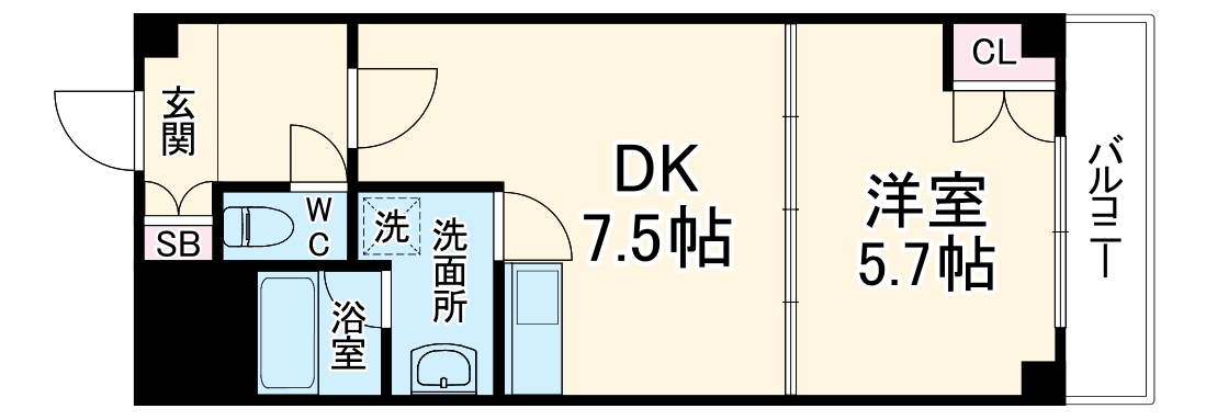 リブラン淀の間取り
