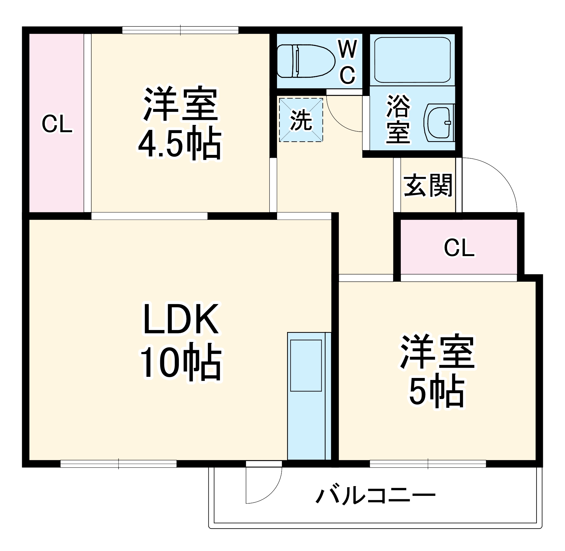 笹山団地の間取り