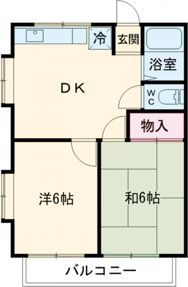 コーポKOGENの間取り