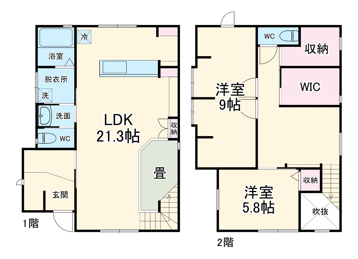 平針南戸建の間取り