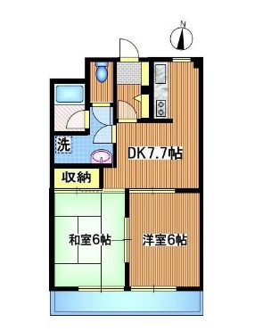 サニーハイツの間取り