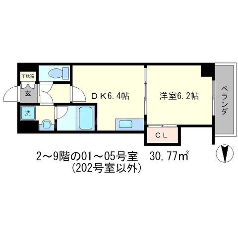 クレオシティの間取り