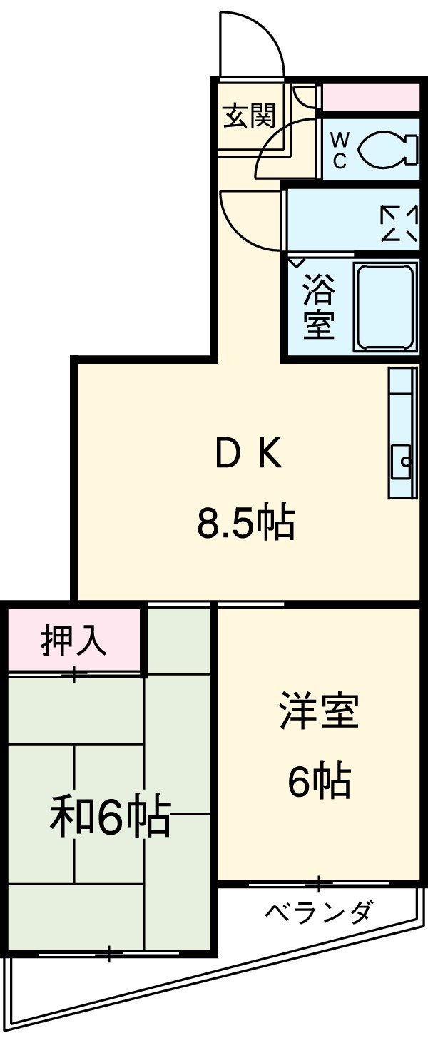 ブルーグレース八景の間取り