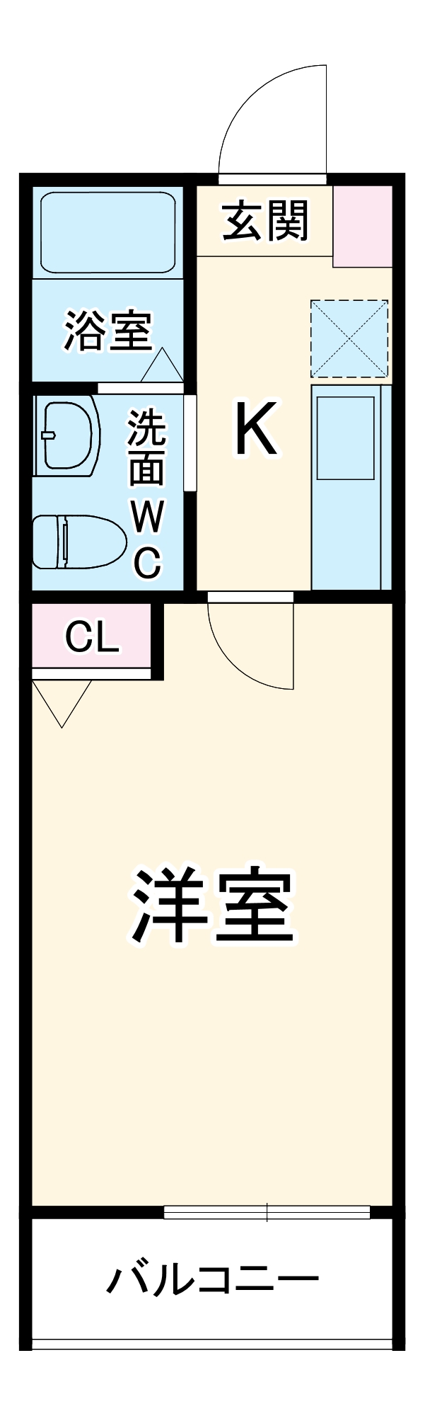 ラ・シャンス旭町の間取り