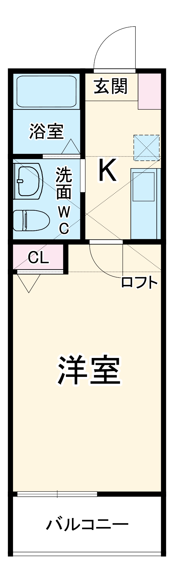 ラ・シャンス旭町の間取り