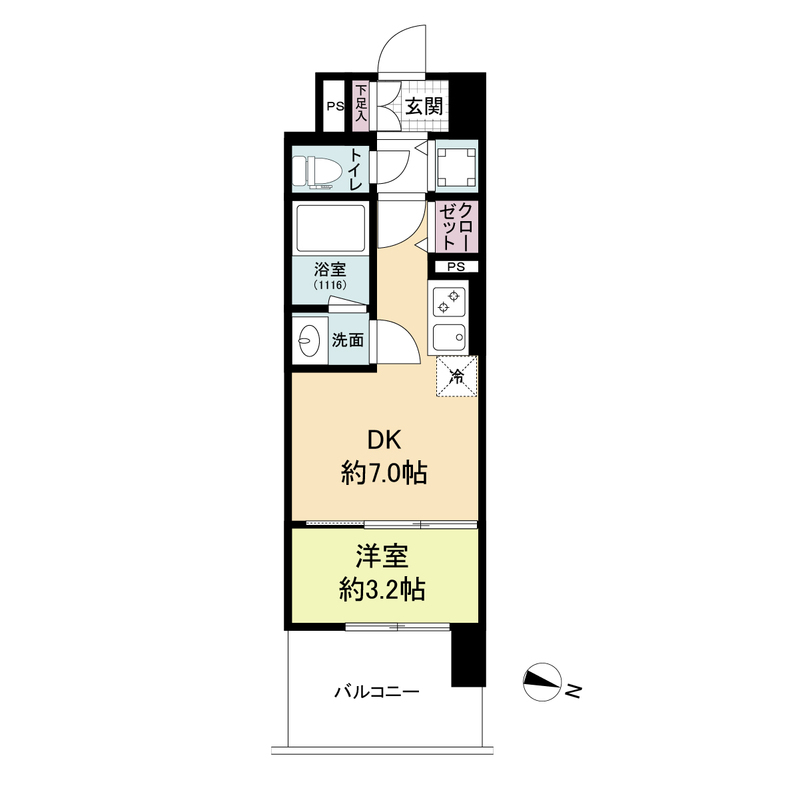 リヴェント難波サウスの間取り