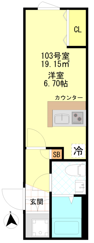 CFジオーレ小岩クレストの間取り