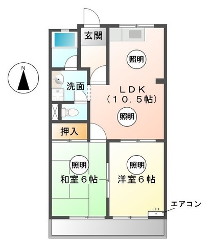 メゾンエクセルⅡの間取り