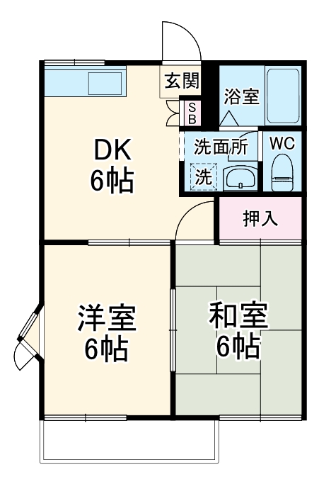 ドミール長久手の間取り