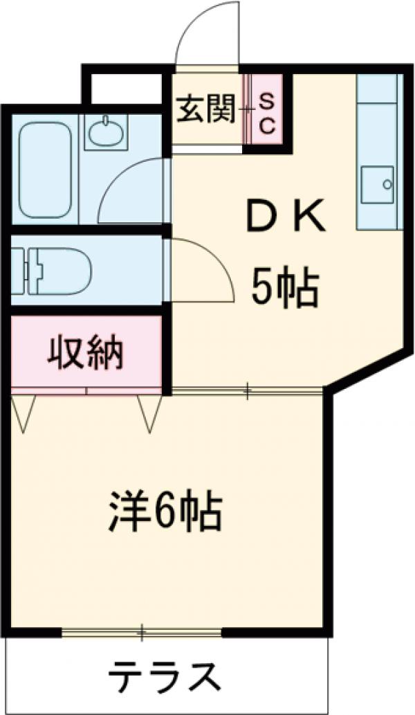 寺田マンションの間取り