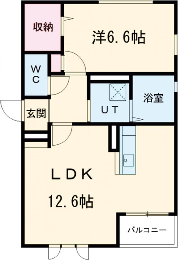 ウィズハイム新井町の間取り