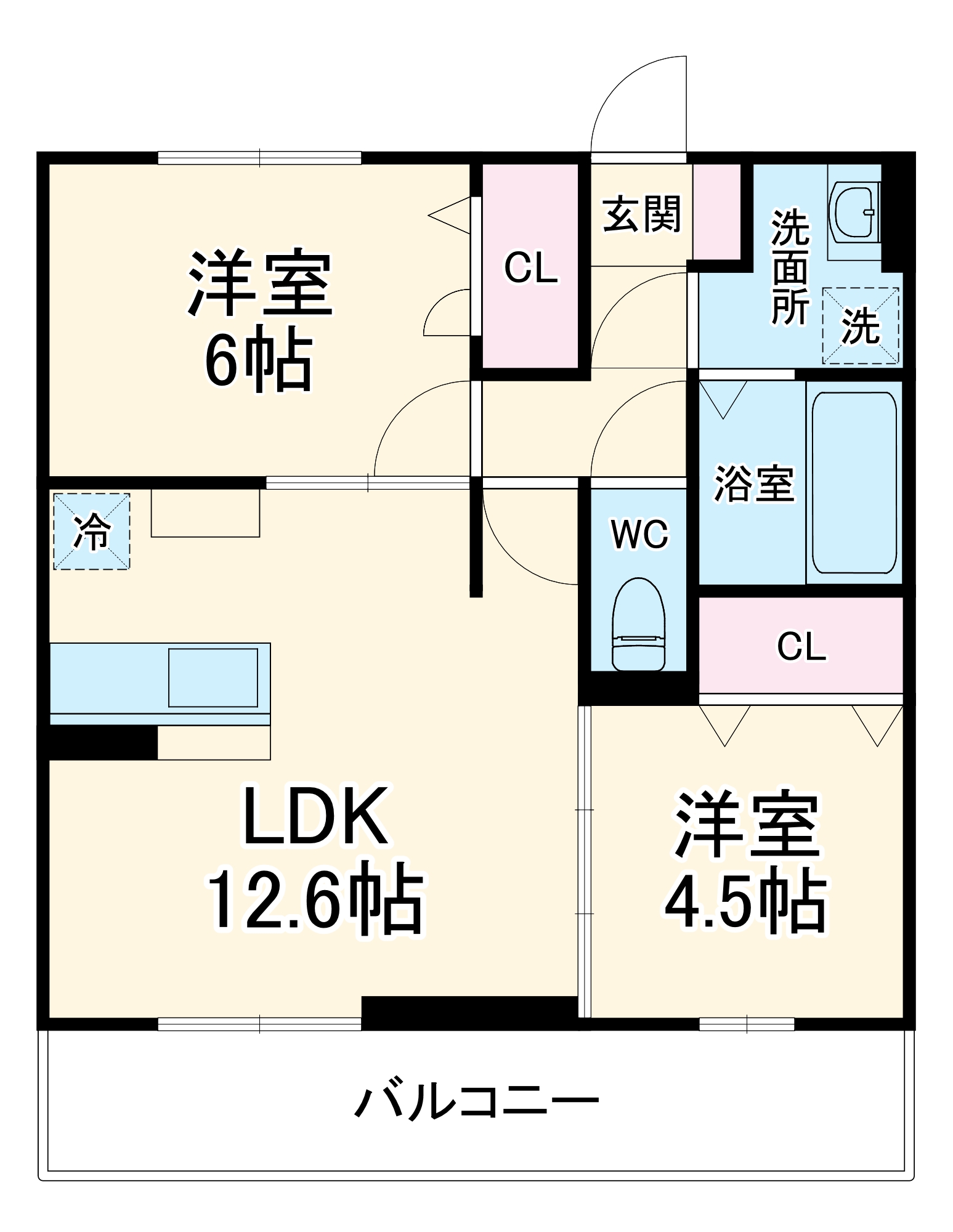 ユートリー Ⅲの間取り