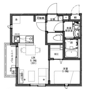 KEIAI RESIDENCE 上尾Ⅵの間取り