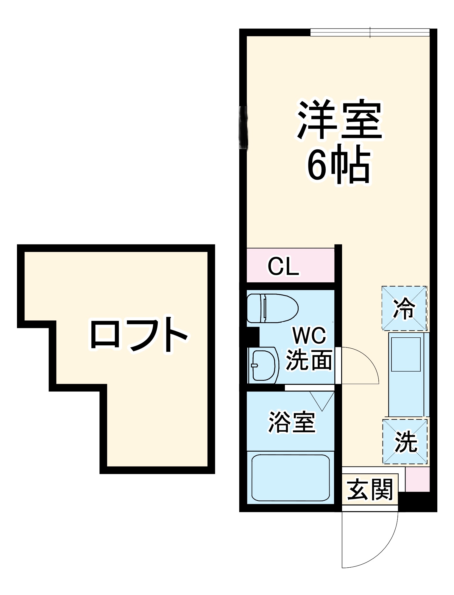 サンテラス富士・202号室の間取り